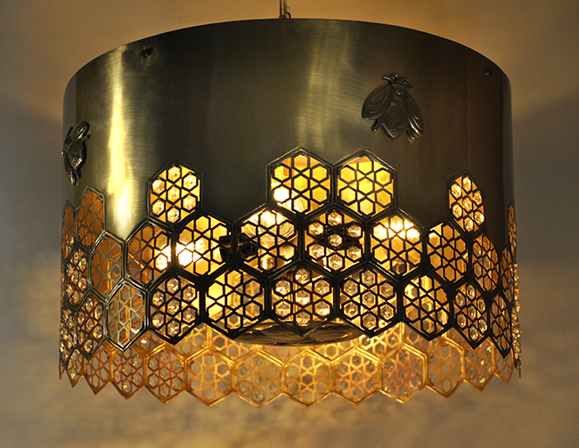 Bee Hive Pendant Lamp 01 - SAHIL & SARTHAK